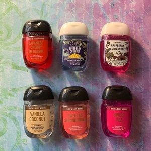 Bath & Body Works PocketBacs - set of 6 - see list